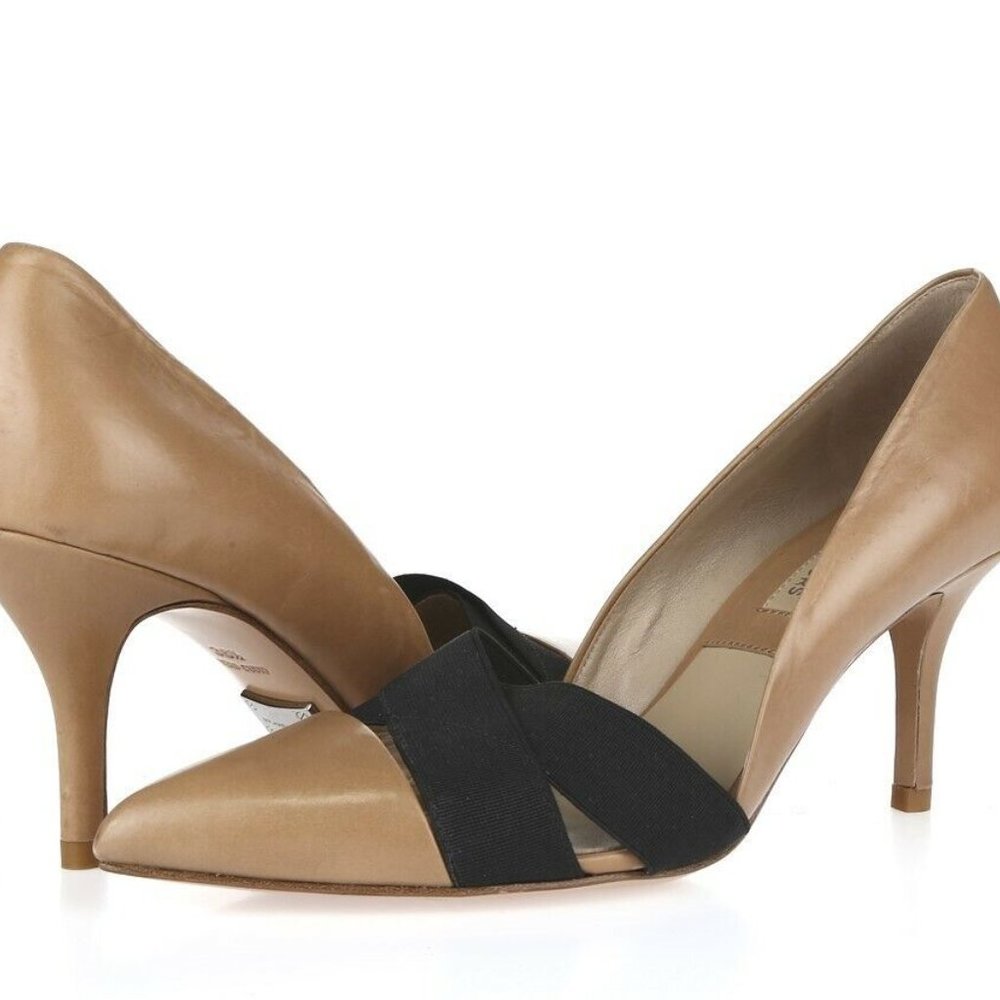 michael kors tan pumps